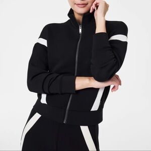SPANX Air essentials track zip up.